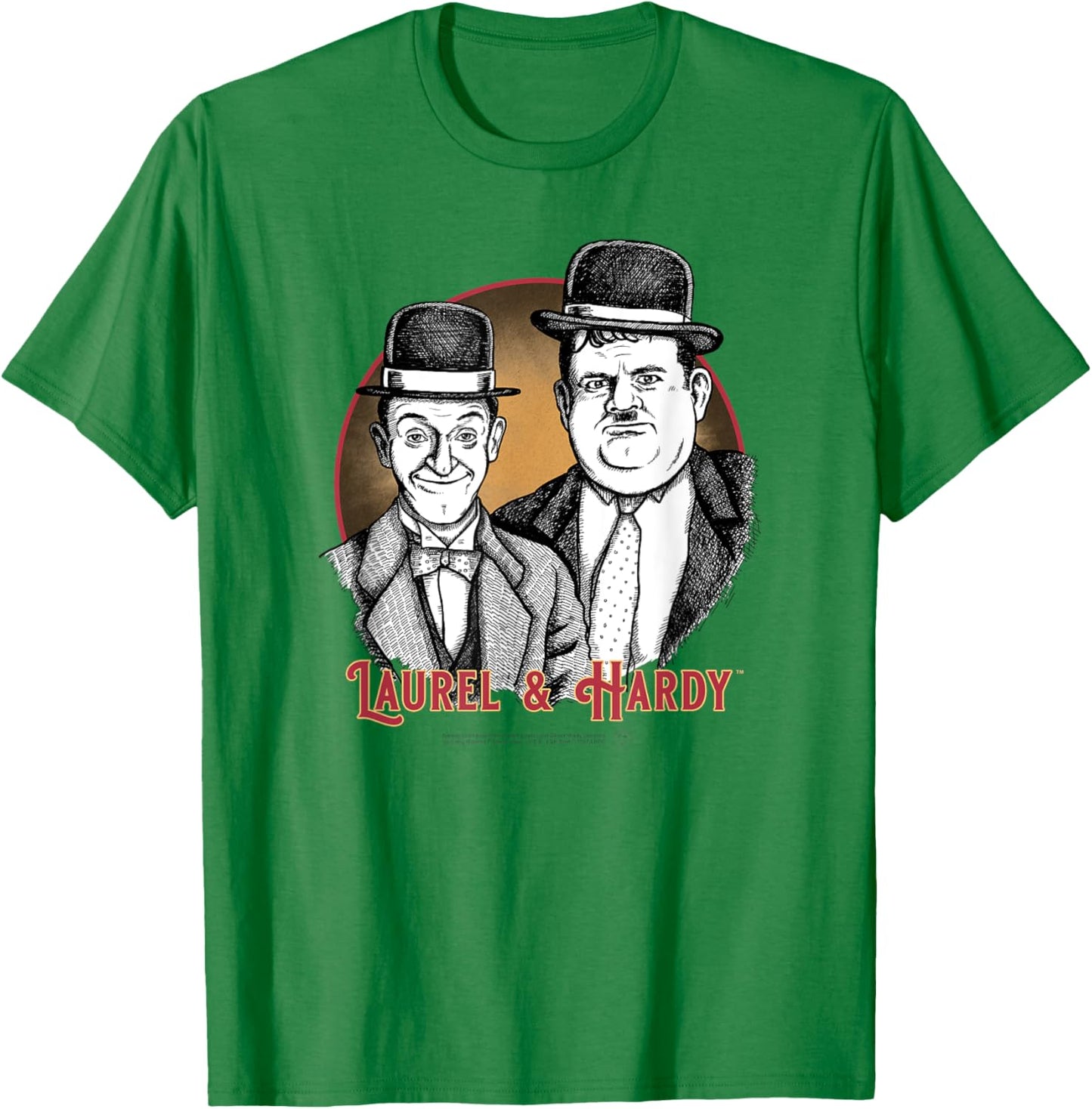 Laurel & Hardy Classic Comedy , white, S T-Shirt - T-Shirt | Irish Green