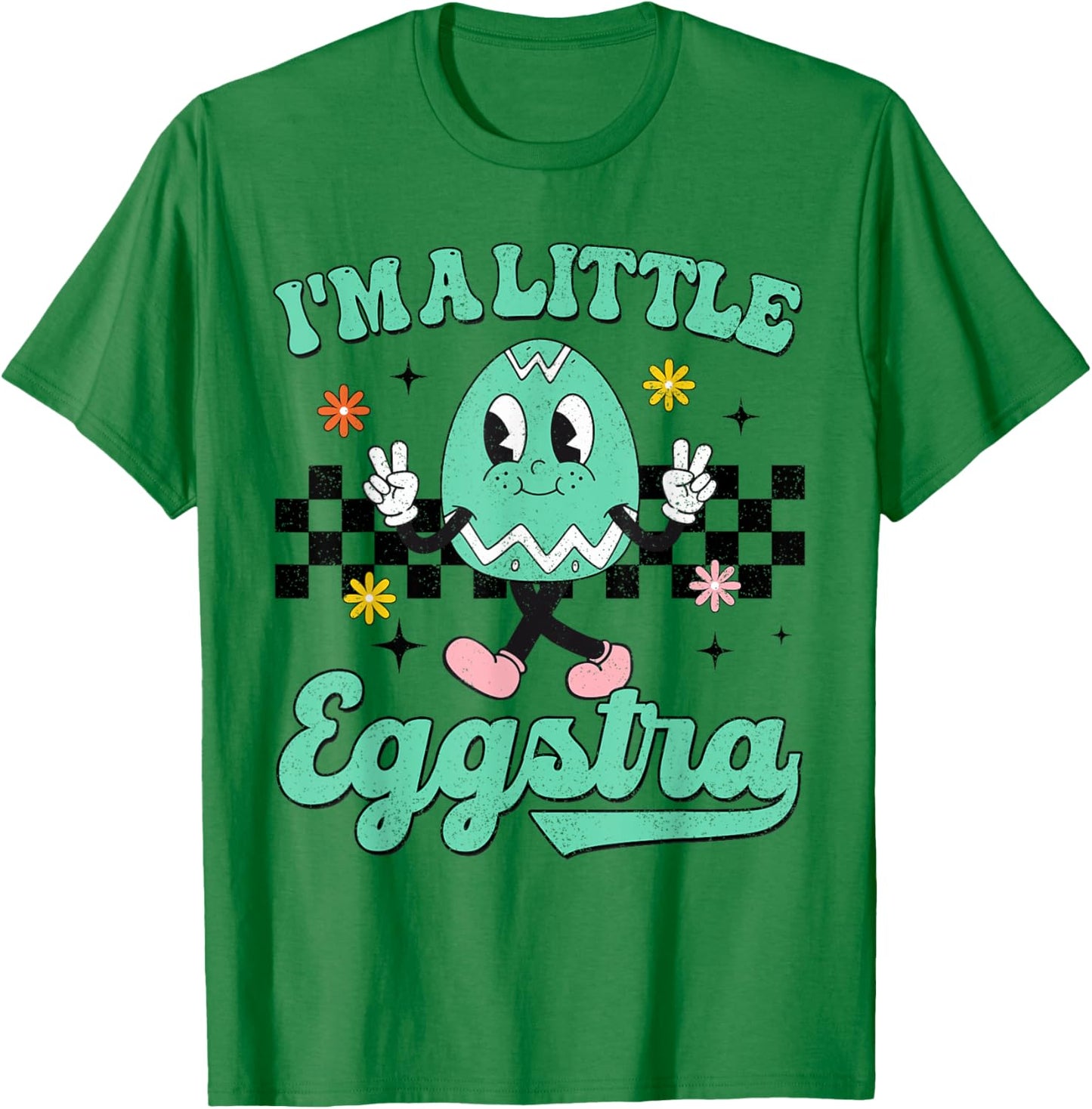 I'm Just So Eggstra Funny Egg Easter Baskets For Girl Kids T-Shirt - T-Shirt | Irish Green