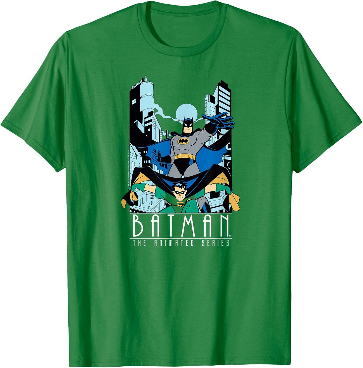 Batman: The Animated Series Batman and Robin T-Shirt - T-Shirt | Irish Green