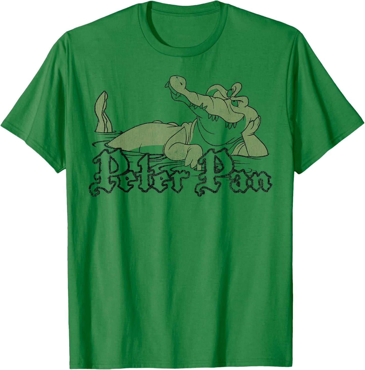 Disney Peter Pan Tick-Tock The Crocodile Small T-Shirt - T-Shirt | Irish Green