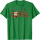 But First Coffee Leopard Caffeine Drinker Iced Coffee Latte T-Shirt - T-Shirt | Irish Green