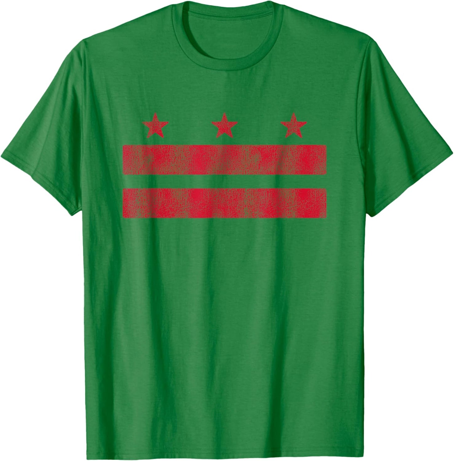 Retro Washington DC Flag District of Columbia Souvenir T-Shirt - T-Shirt | Irish Green
