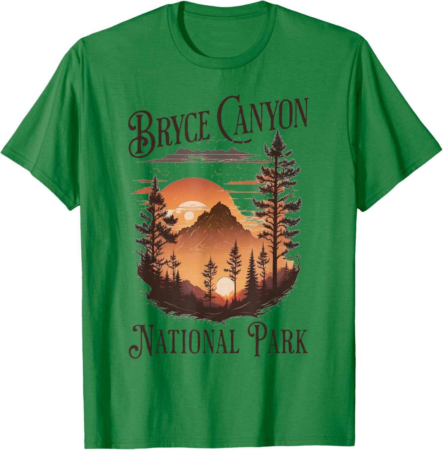 Bryce Canyon National Park T-Shirt - T-Shirt | Irish Green