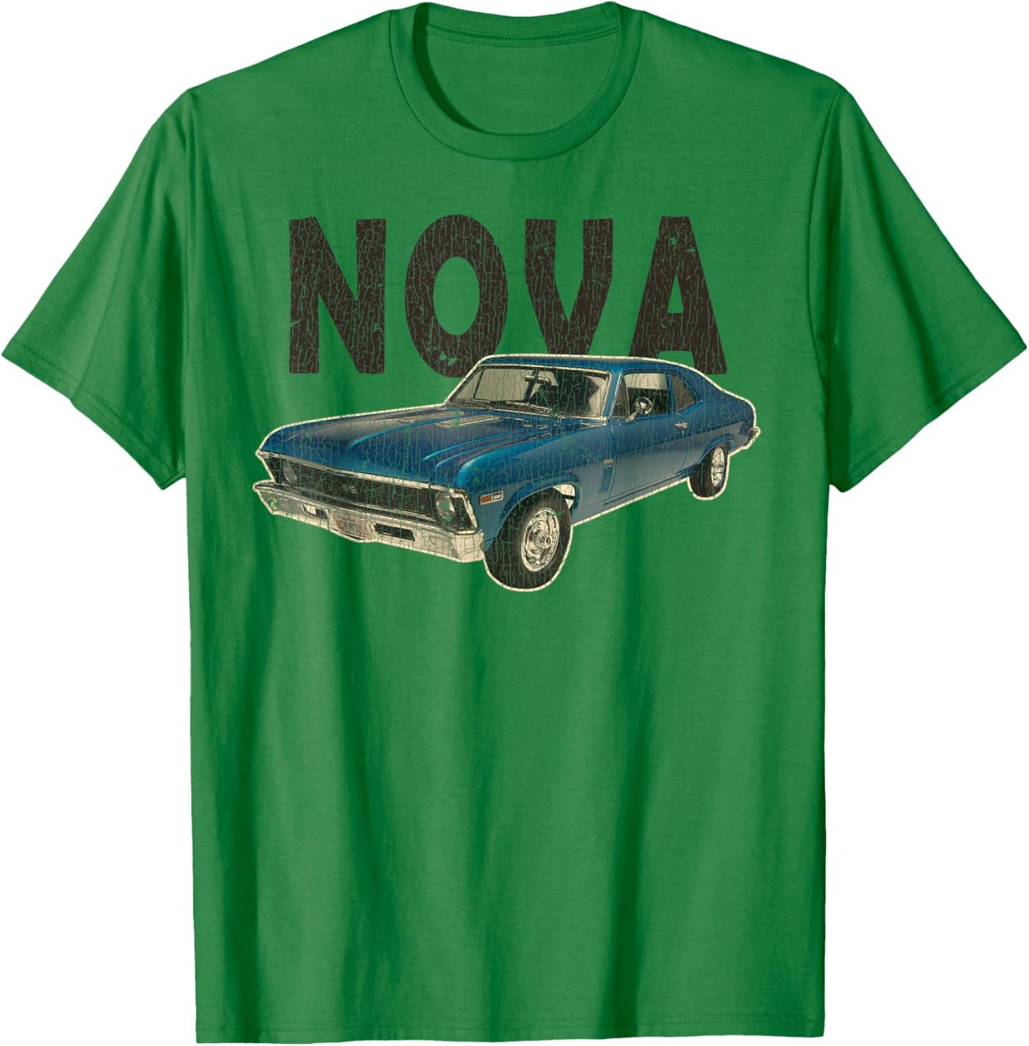 Vintage Blue Nova 1969 T-Shirt - T-Shirt | Irish Green