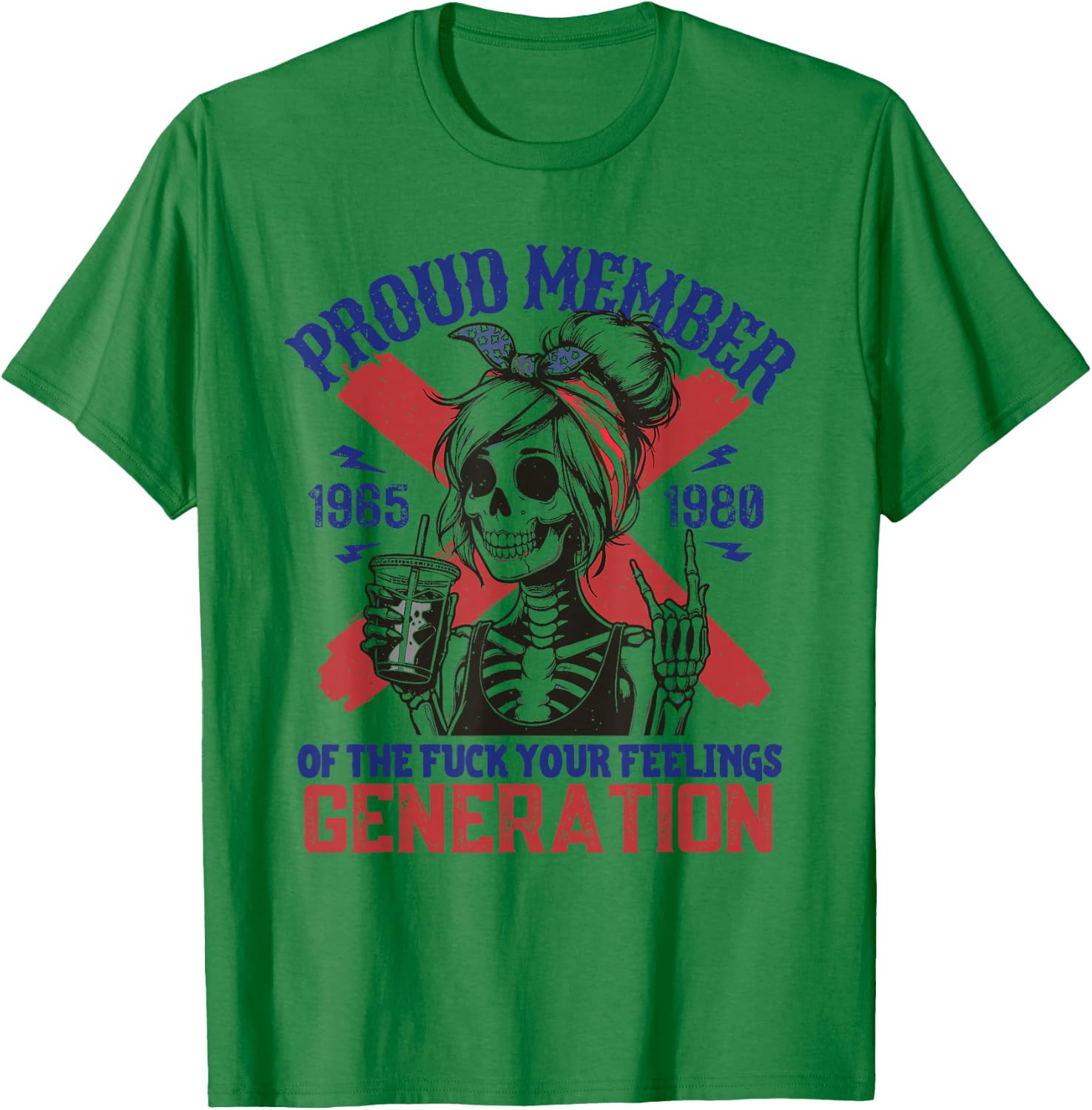 Skeleton T-Shirt - T-Shirt | Irish Green