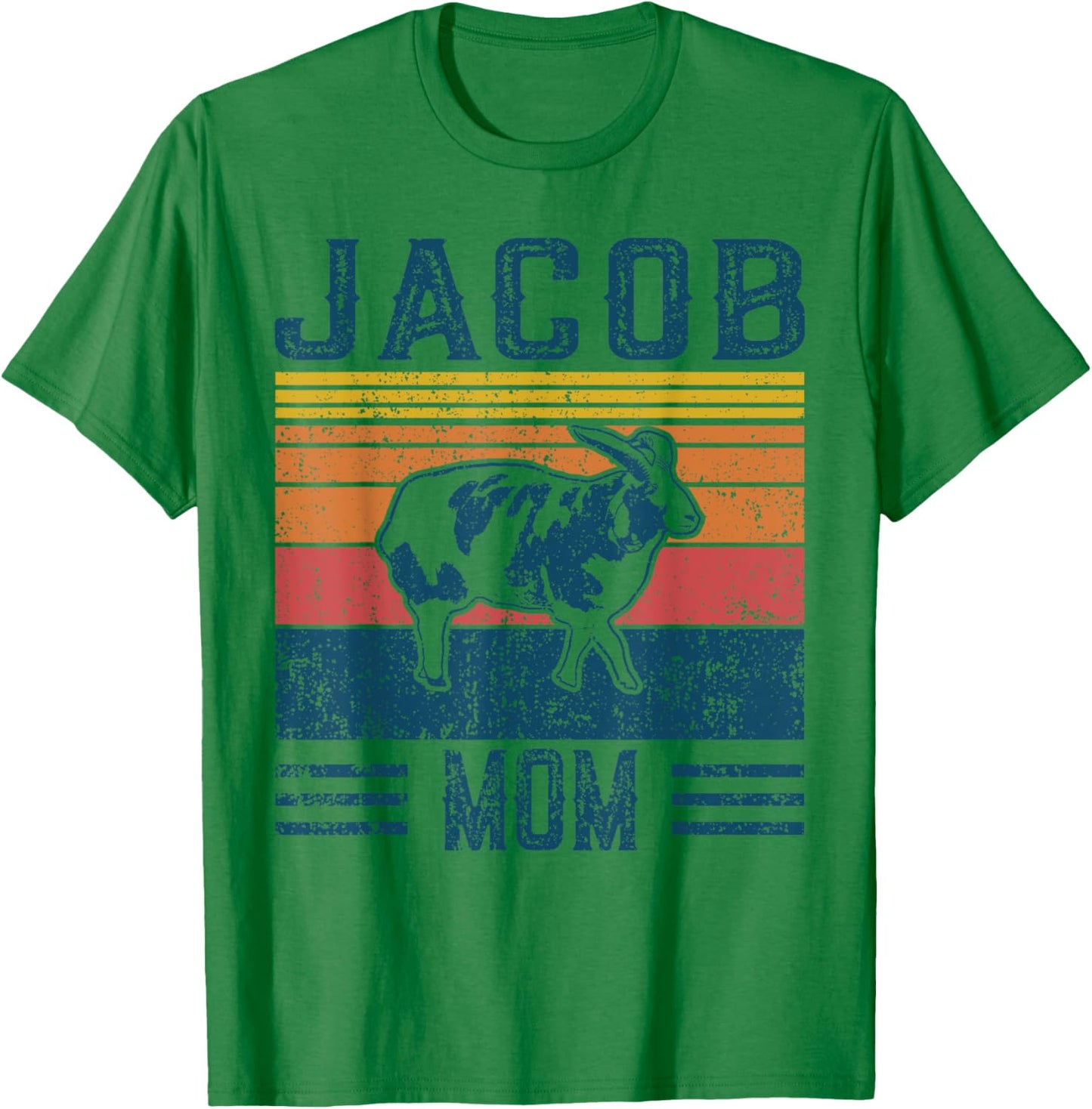 Best Sheep Mom Women - Vintage Jacob Sheep T-Shirt - T-Shirt | Irish Green