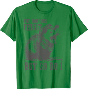 The Horrors Persist But So Do I Funny Opossum T-Shirt - T-Shirt | Irish Green