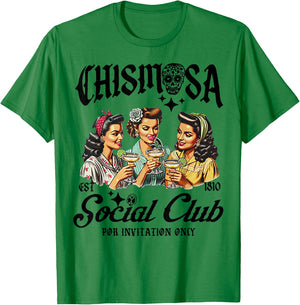 Chismosa Social Club T-Shirt - T-Shirt | Irish Green