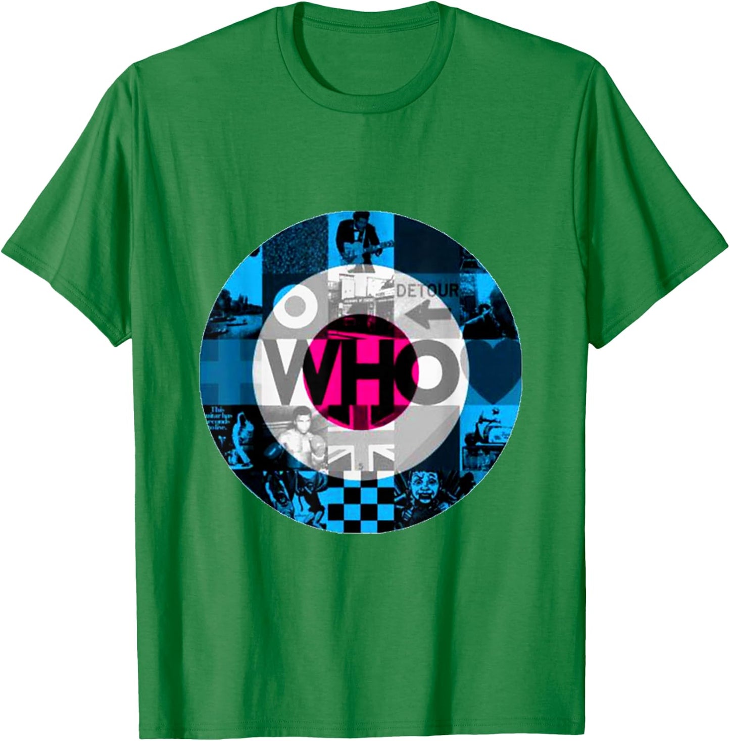 The Who Official 2019 Who Album Cover Target T-Shirt - T-Shirt | Irish Green