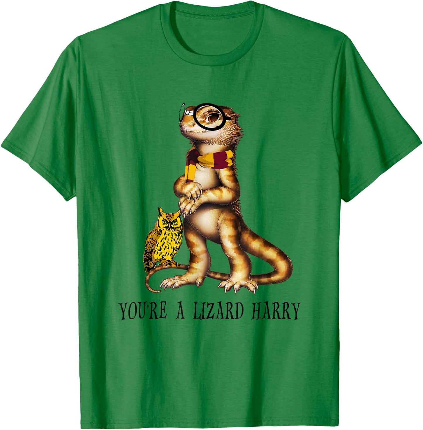 You're A Lizard Harry , Funny Bearded Dragon T-Shirt - T-Shirt | Irish Green