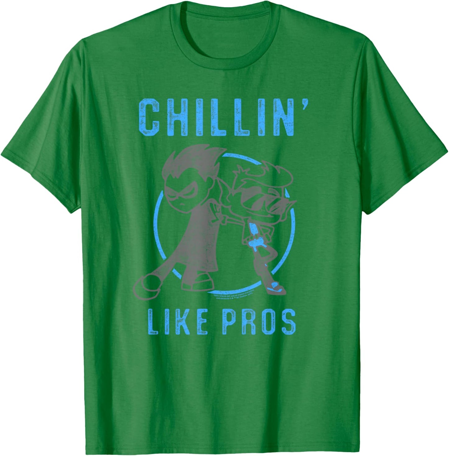 Teen Titans Go Beast Boy & Robin Like Pros T-Shirt - T-Shirt | Irish Green