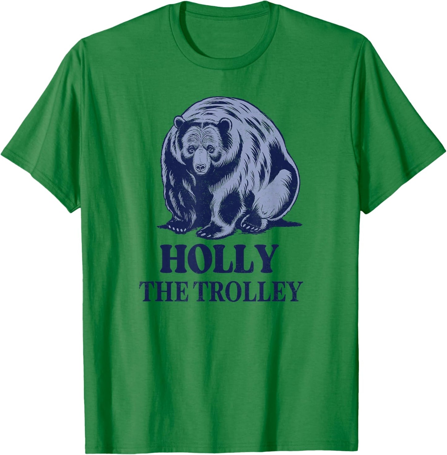 Alaska Wild Animals Nature of Fat Wild Bear Week Holly T-Shirt - T-Shirt | Irish Green