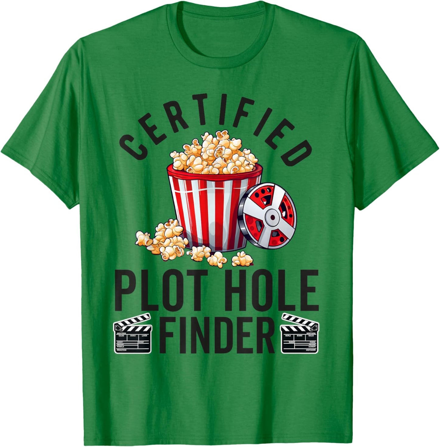 Movie Critic Cinema Film Fan Lover Funny Reviewer Director T-Shirt - T-Shirt | Irish Green