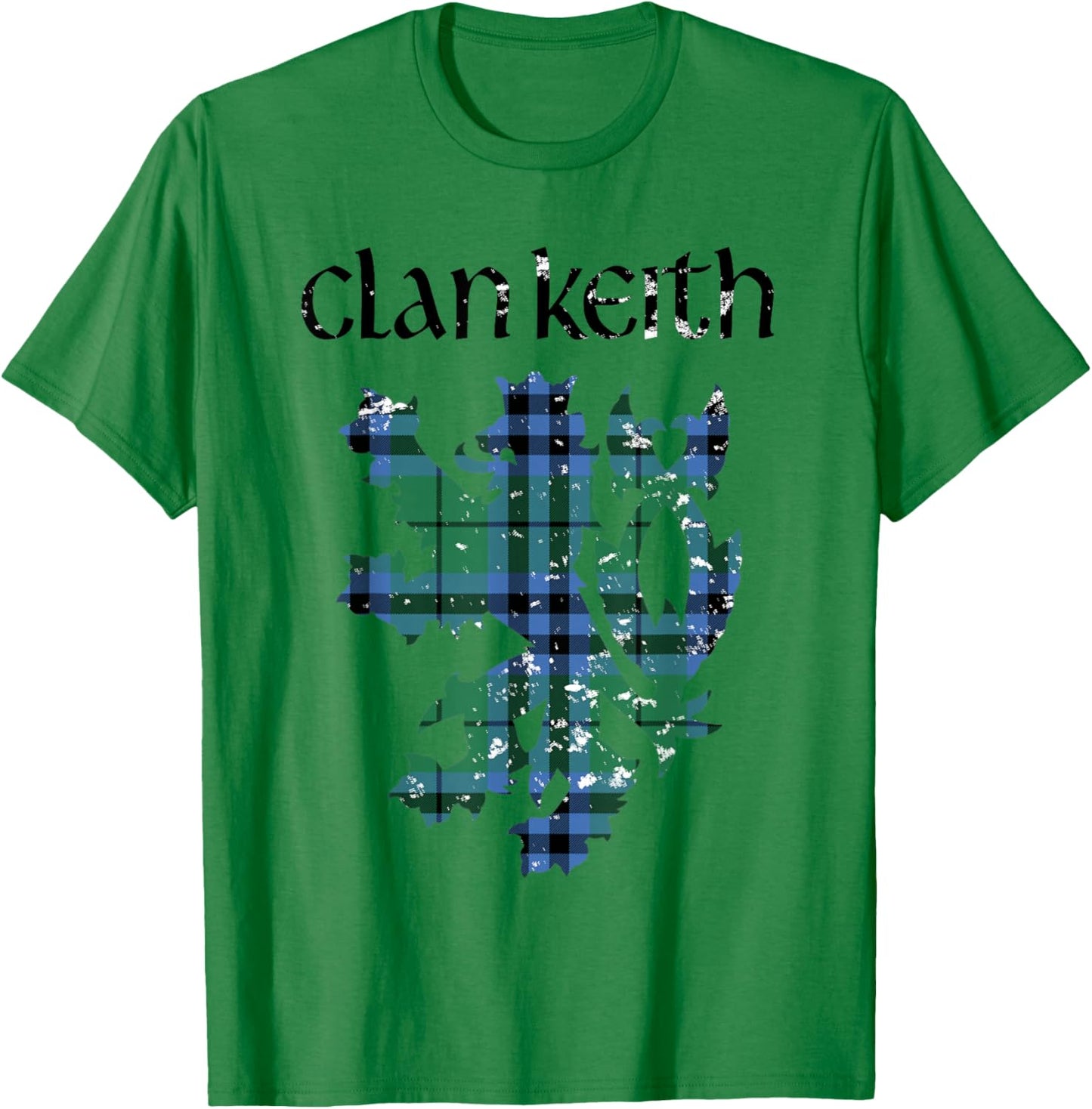 Clan Keith Tartan Scottish Family Name Scotland Pride T-Shirt - T-Shirt | Irish Green