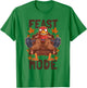 Feast Mode Weightlifting Turkey Day Thanksgiving Christmas T-Shirt - T-Shirt | Irish Green