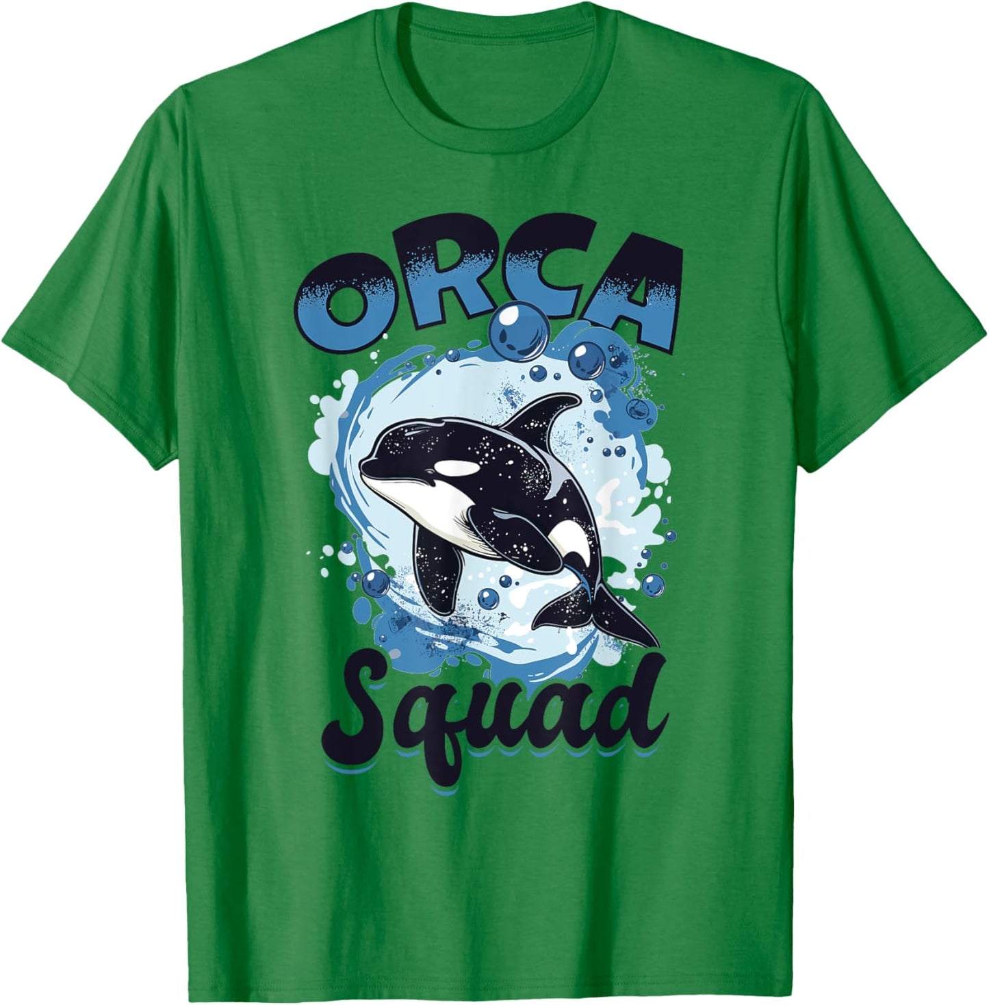 Funny Orca Animal Orca Squad T-Shirt - T-Shirt | Irish Green