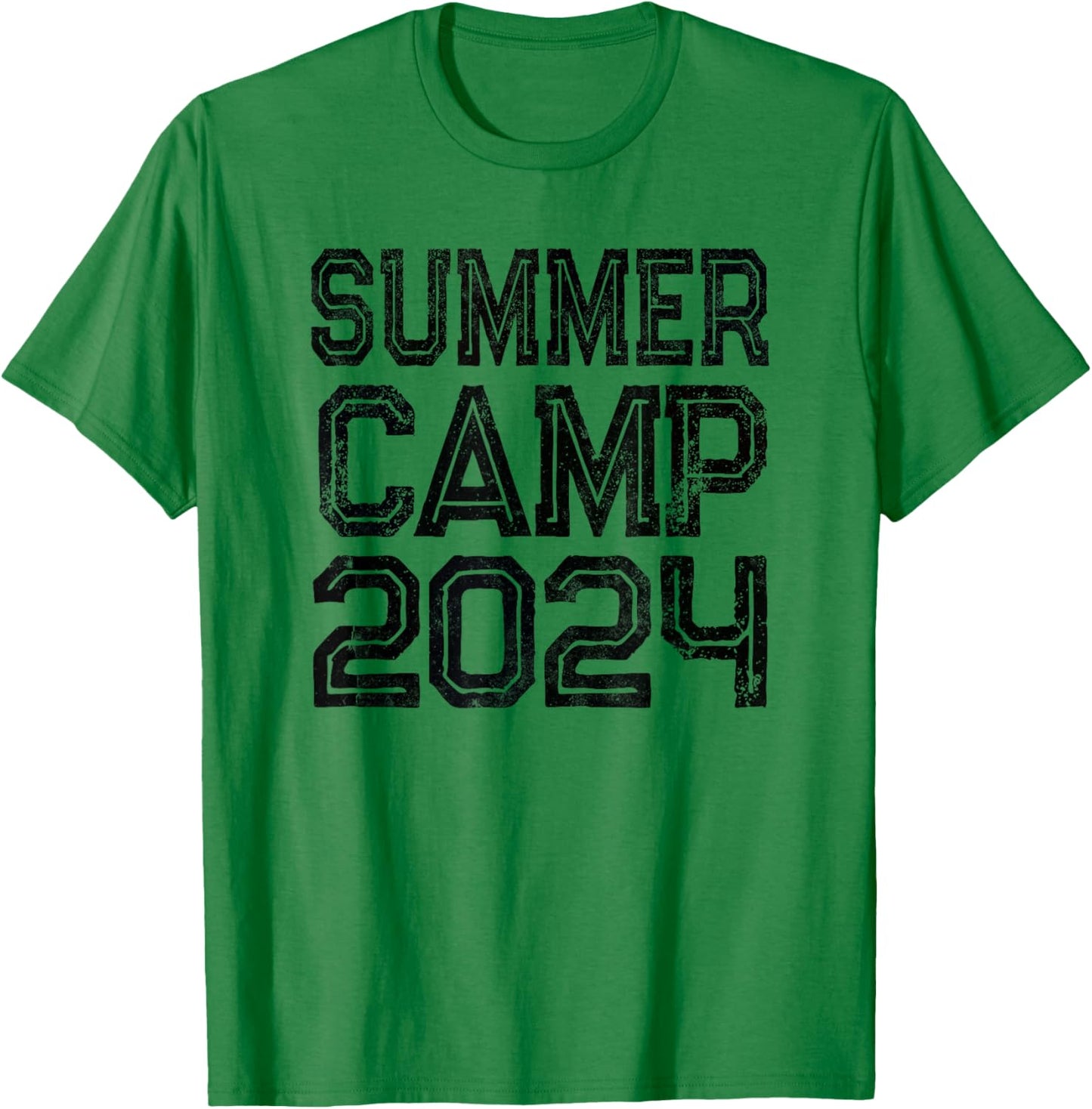 Adventure SUMMER CAMP 2024 Staff Kids Camping Besties Nurse T-Shirt - T-Shirt | Irish Green
