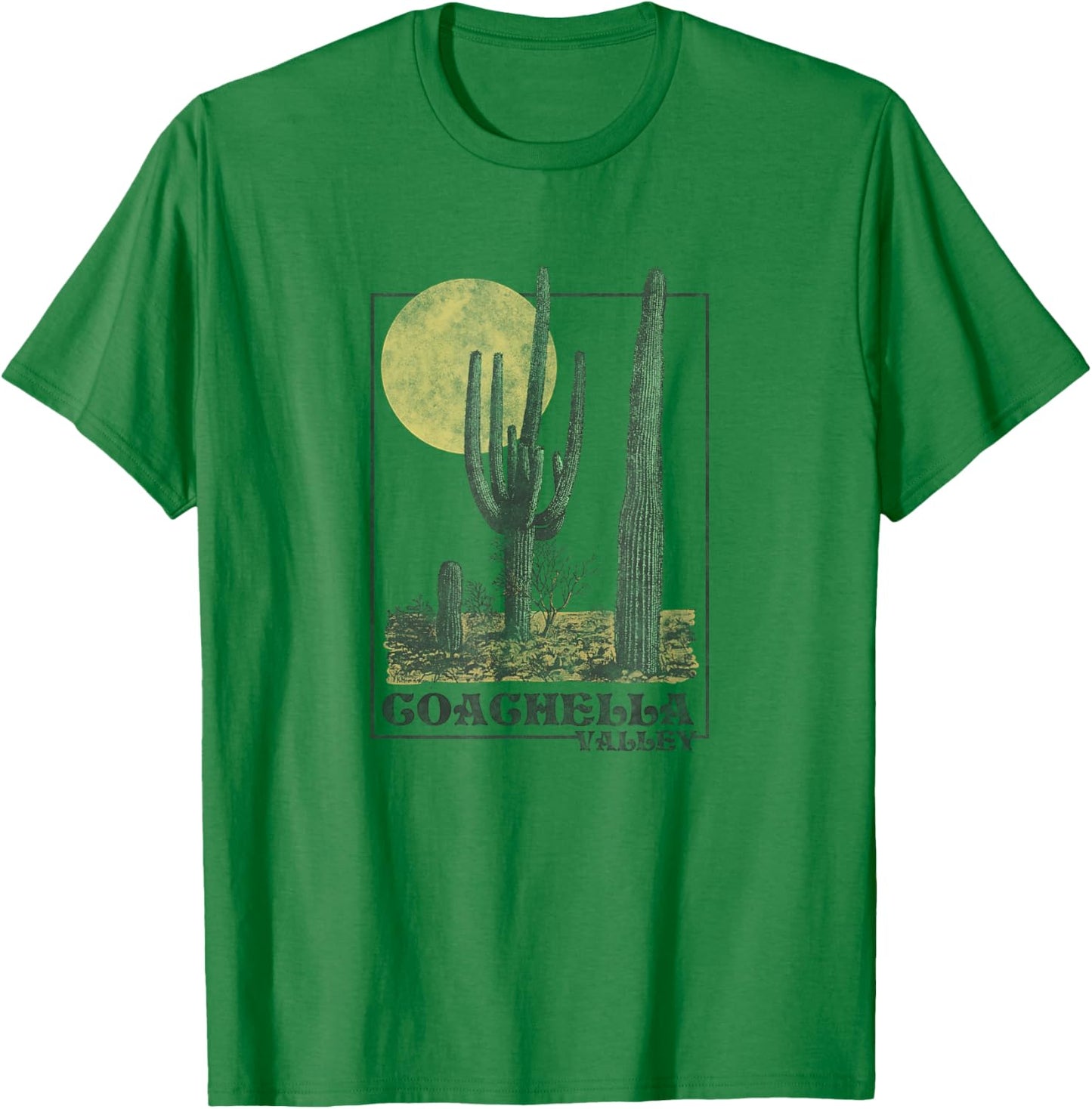 Coachella Valley Desert Scene , grey, S T-Shirt - T-Shirt | Irish Green