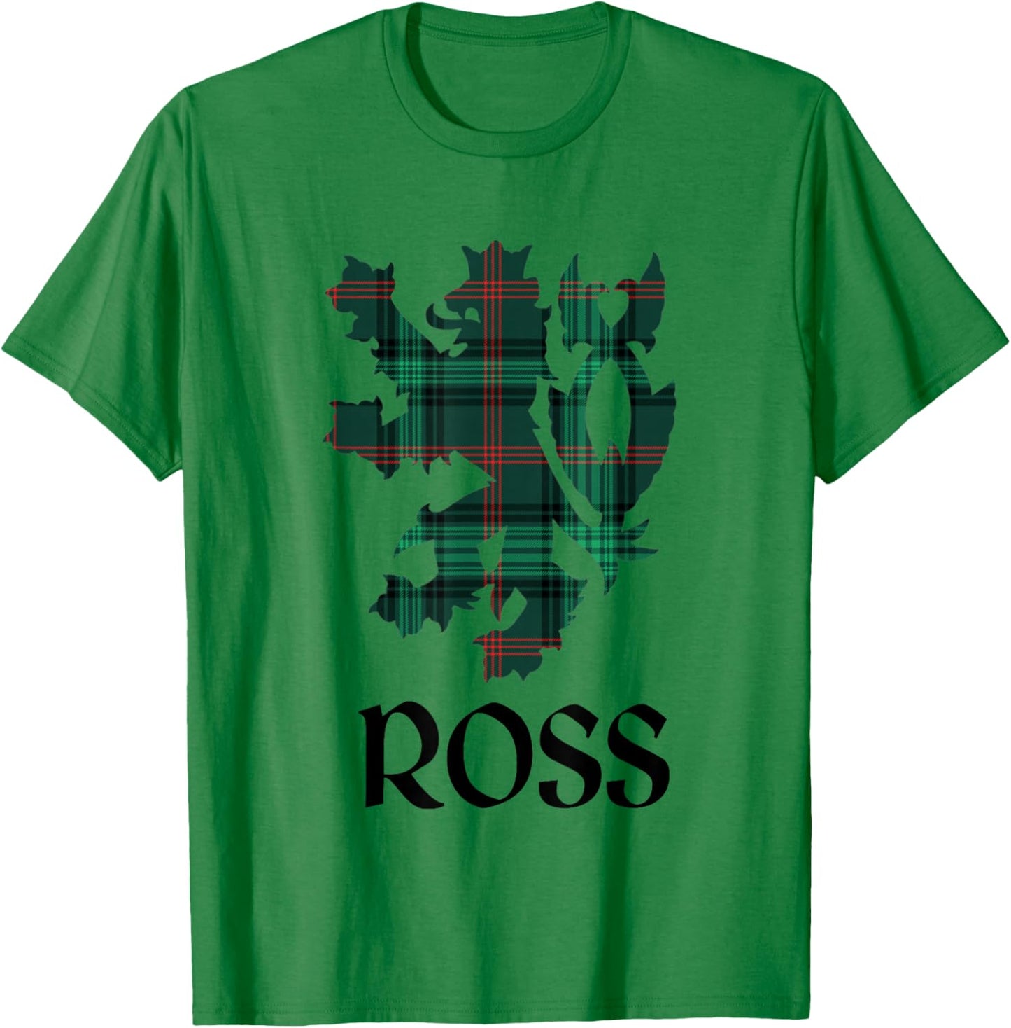 Clan Ross Tartan Scottish Family Name Scotland Pride T-Shirt - T-Shirt | Irish Green