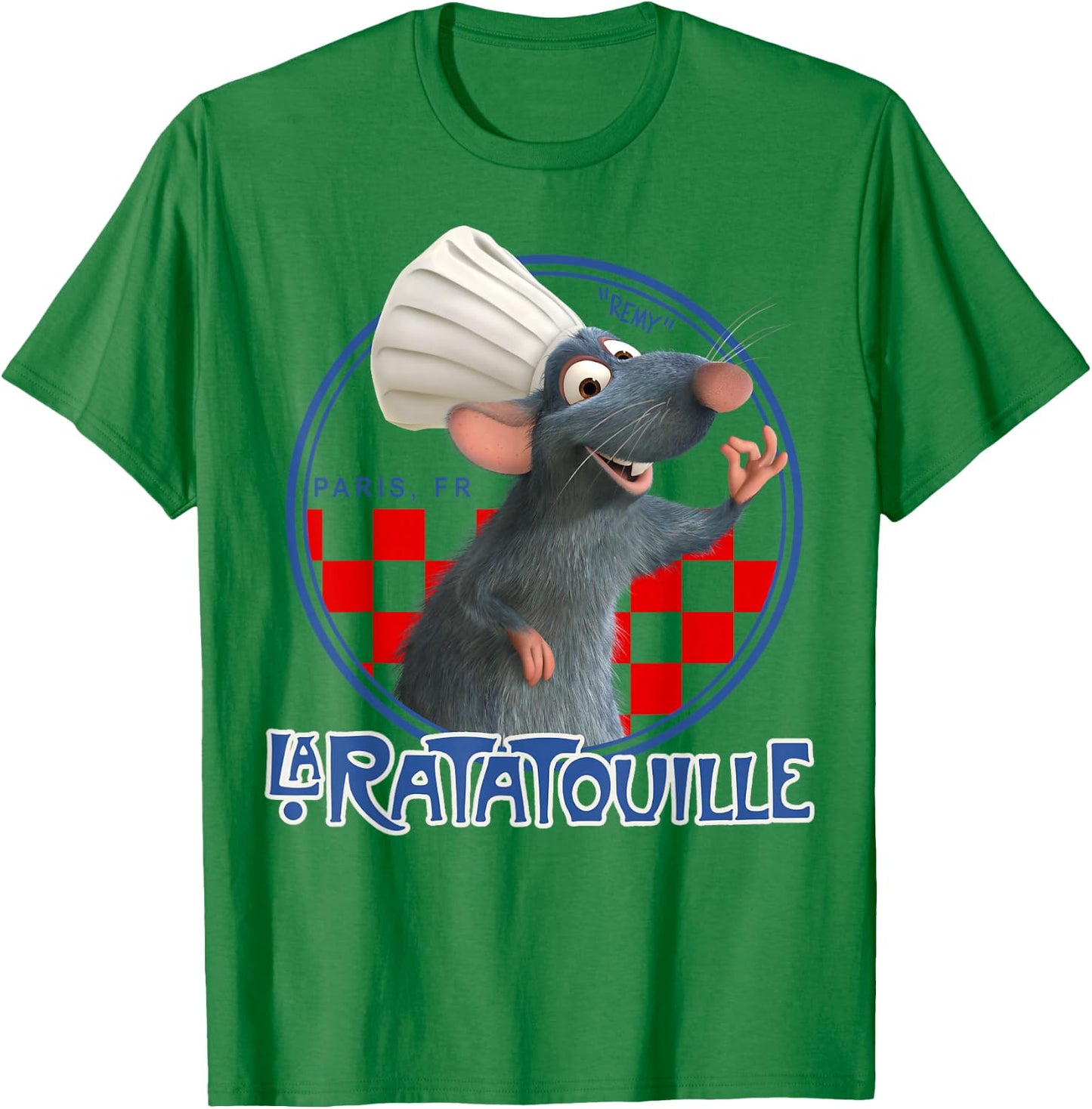 Disney Pixar Ratatouille Remy Chef Hat Portrait Small T-Shirt - T-Shirt | Irish Green