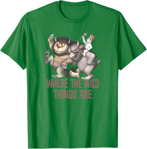 Where the Wild Things Are Max and Wild Thing T-Shirt - T-Shirt | Irish Green