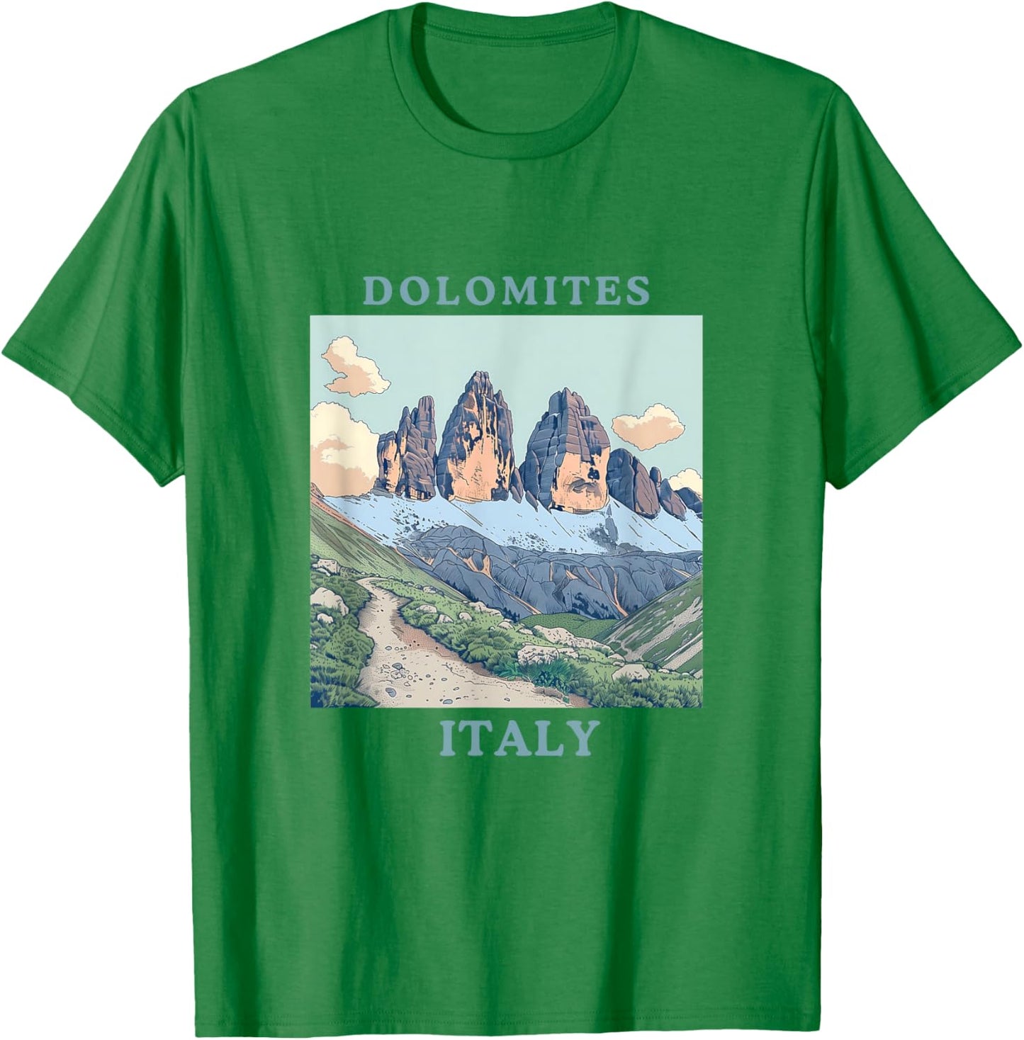 Dolomites, Italy T-Shirt - T-Shirt | Irish Green