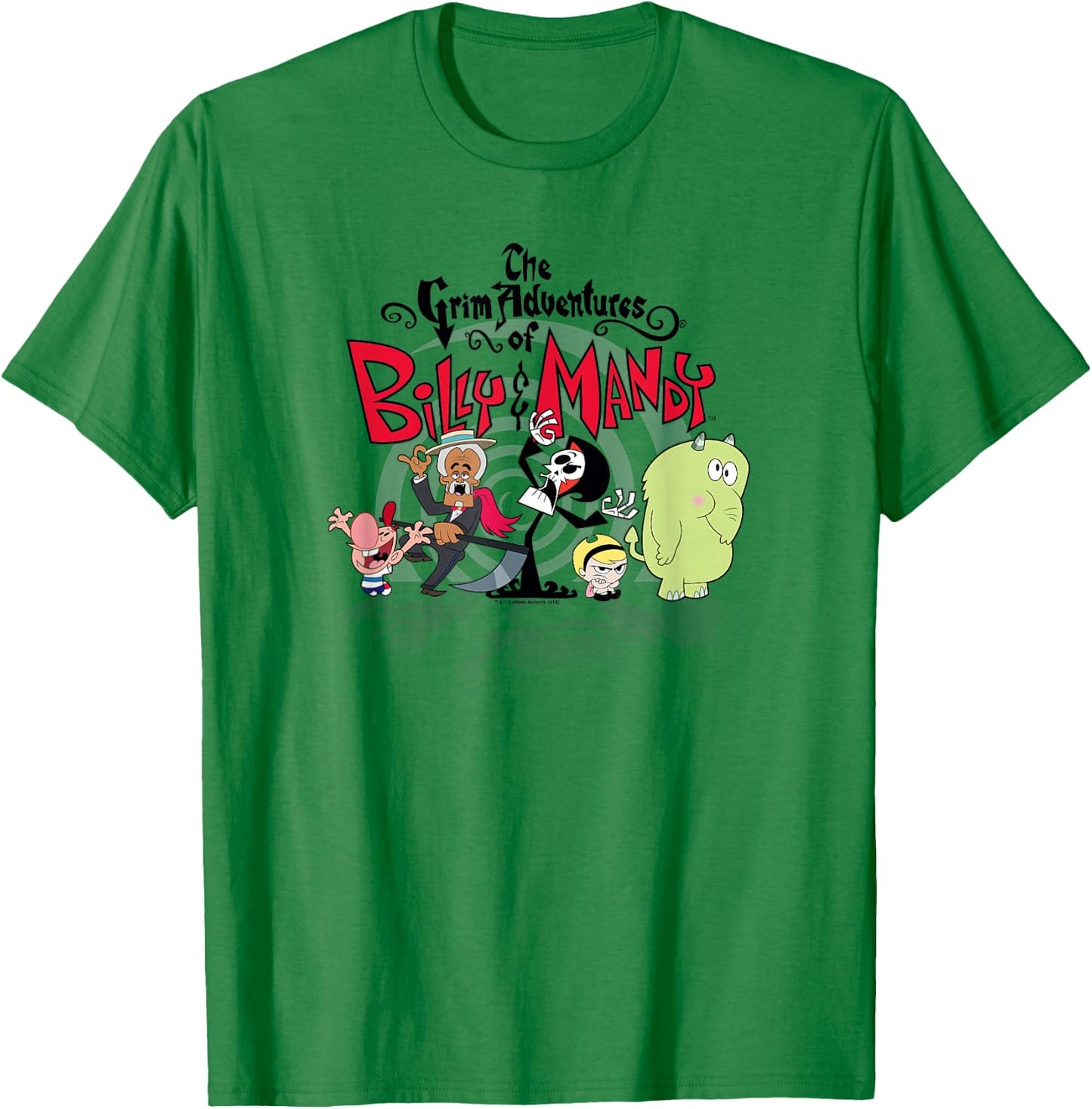 The Grim Adventures of Billy & Mandy Group Shot T-Shirt - T-Shirt | Irish Green