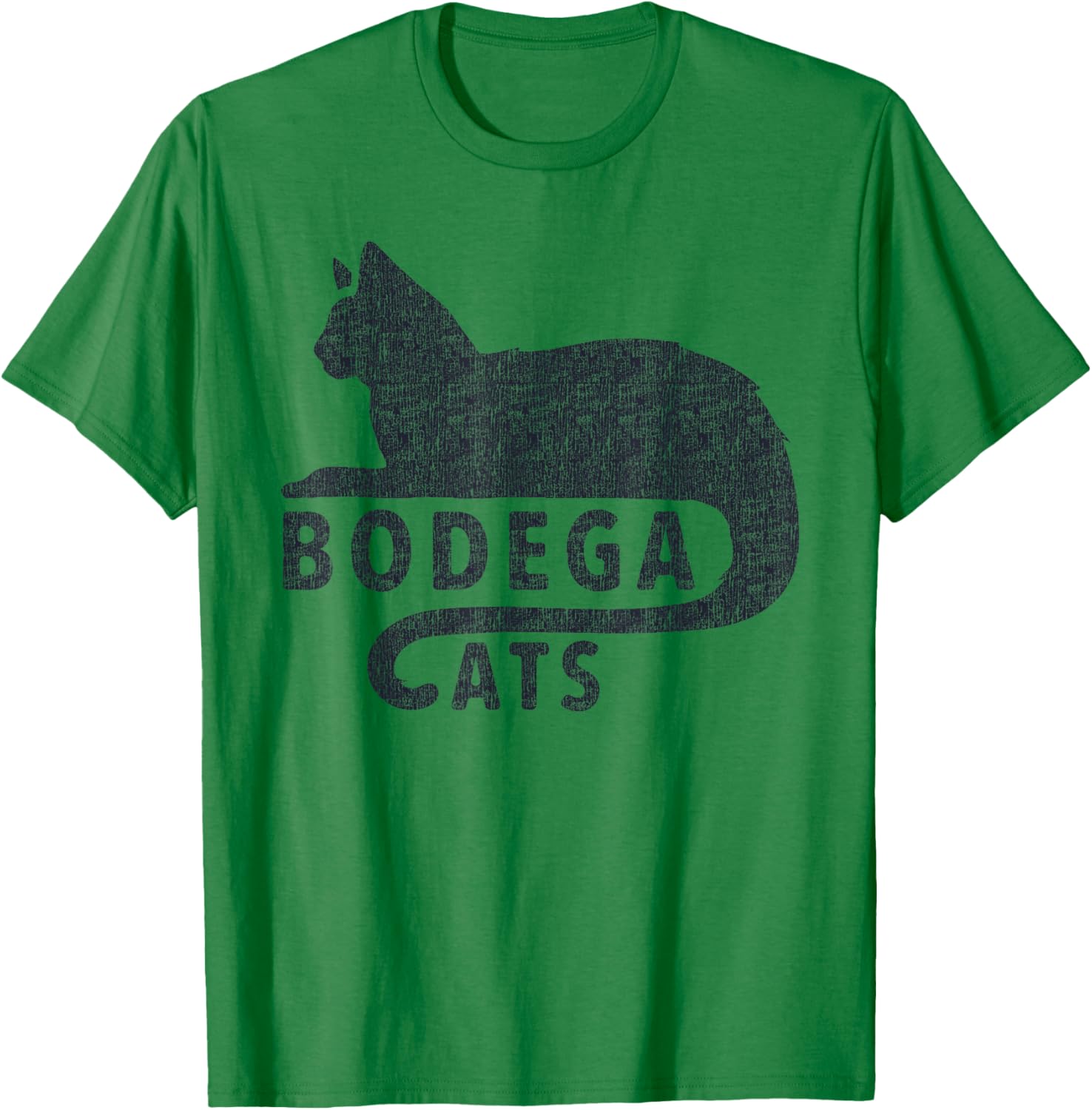 Bodega Cats Funny Black Cat Lover T-Shirt - T-Shirt | Irish Green