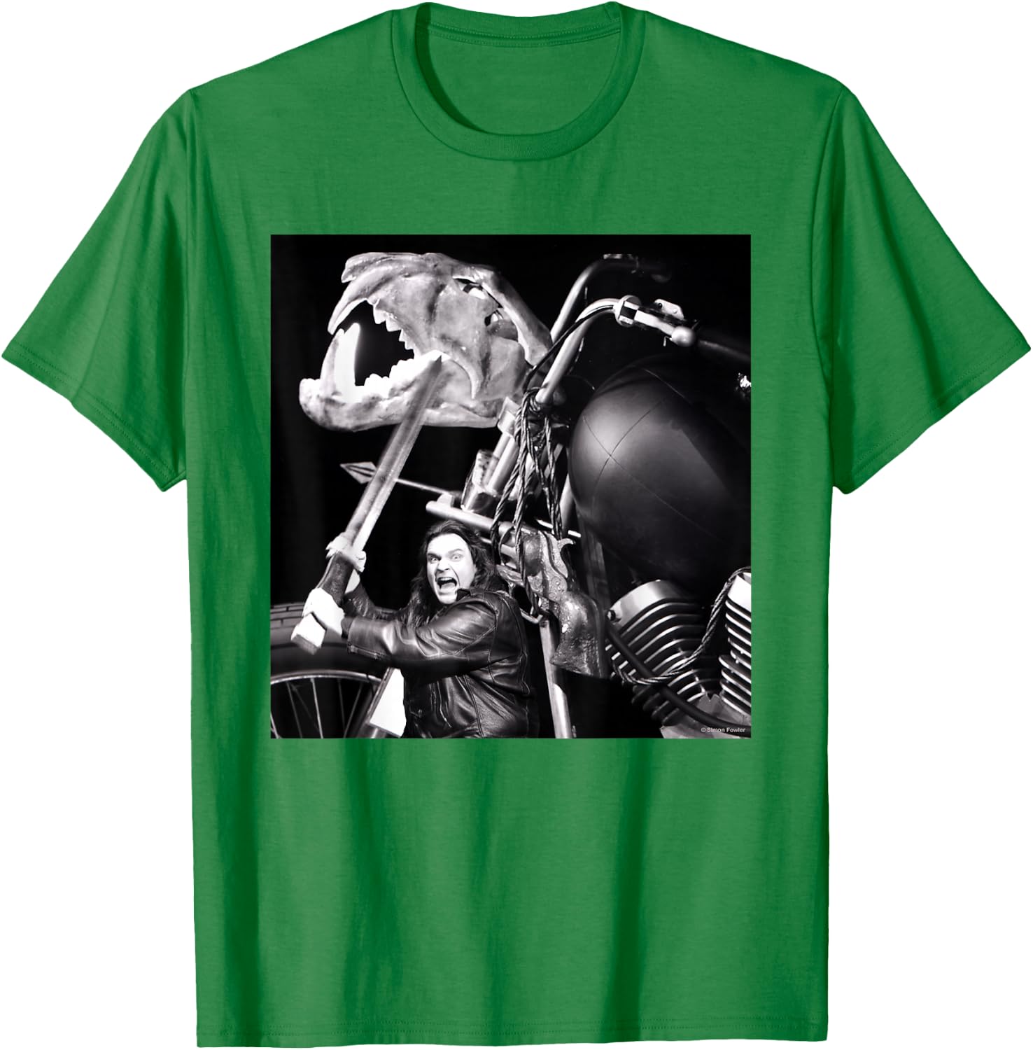 Meatloaf Bad Attitude Tour 1985 By Simon Fowler T-Shirt - T-Shirt | Irish Green