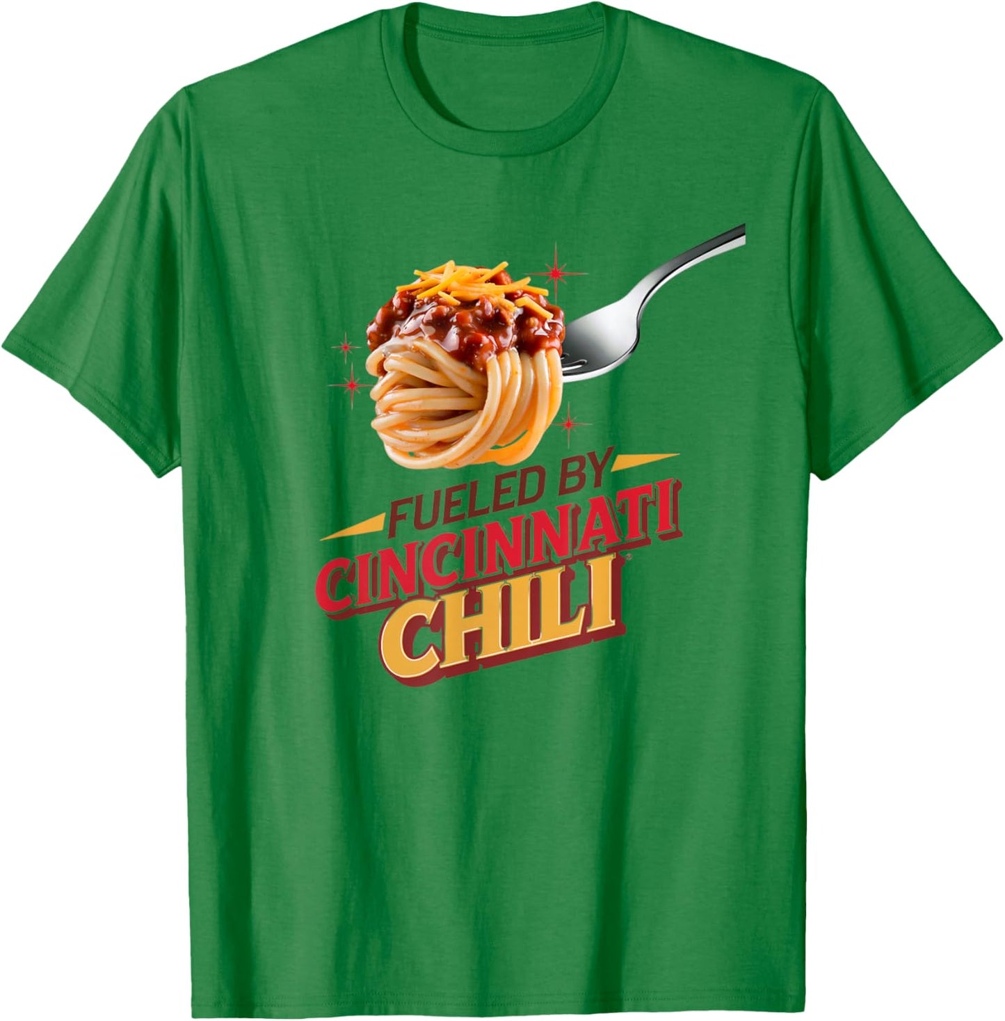 Cincinnati Chili - Iconic Ohio Comfort Food Design T-Shirt - T-Shirt | Irish Green