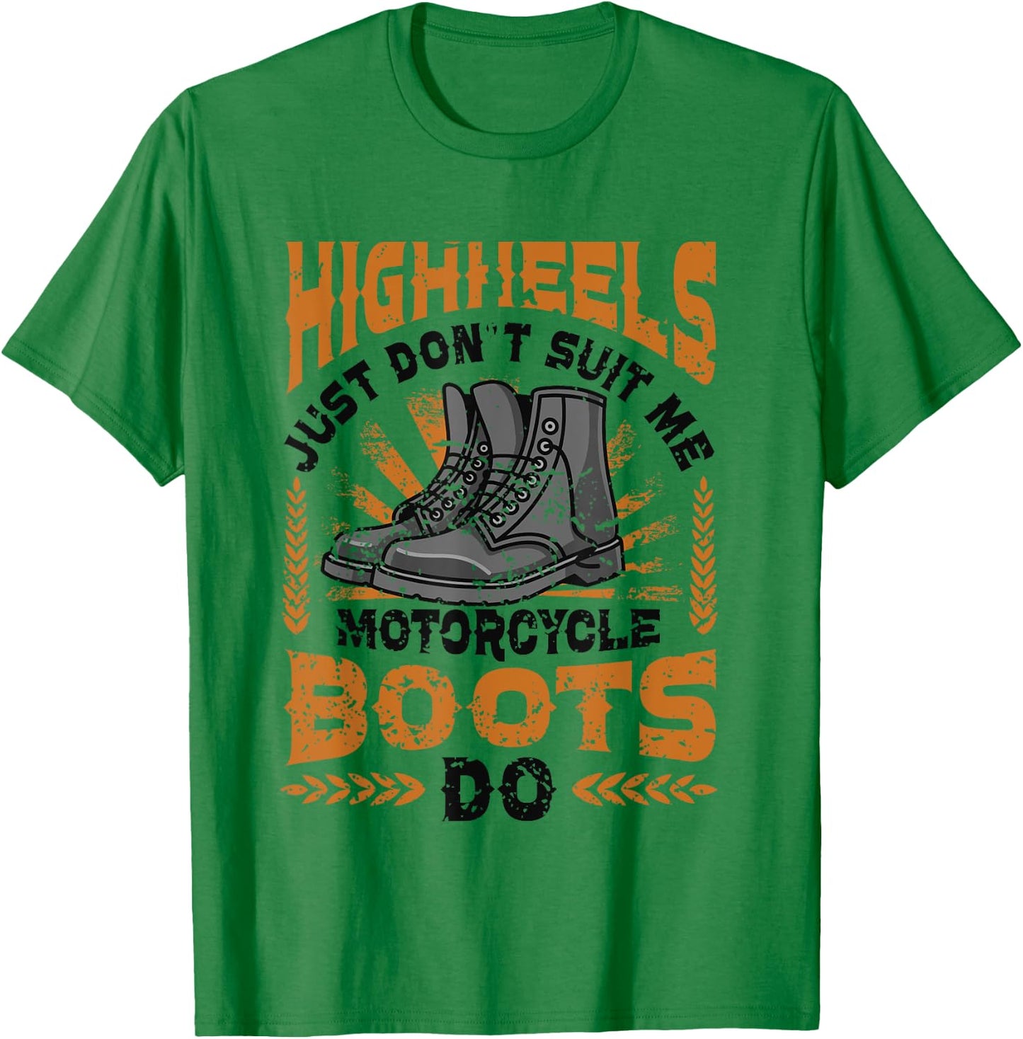Sexy Motorcycle Women Female Biker T-Shirt - T-Shirt | Irish Green