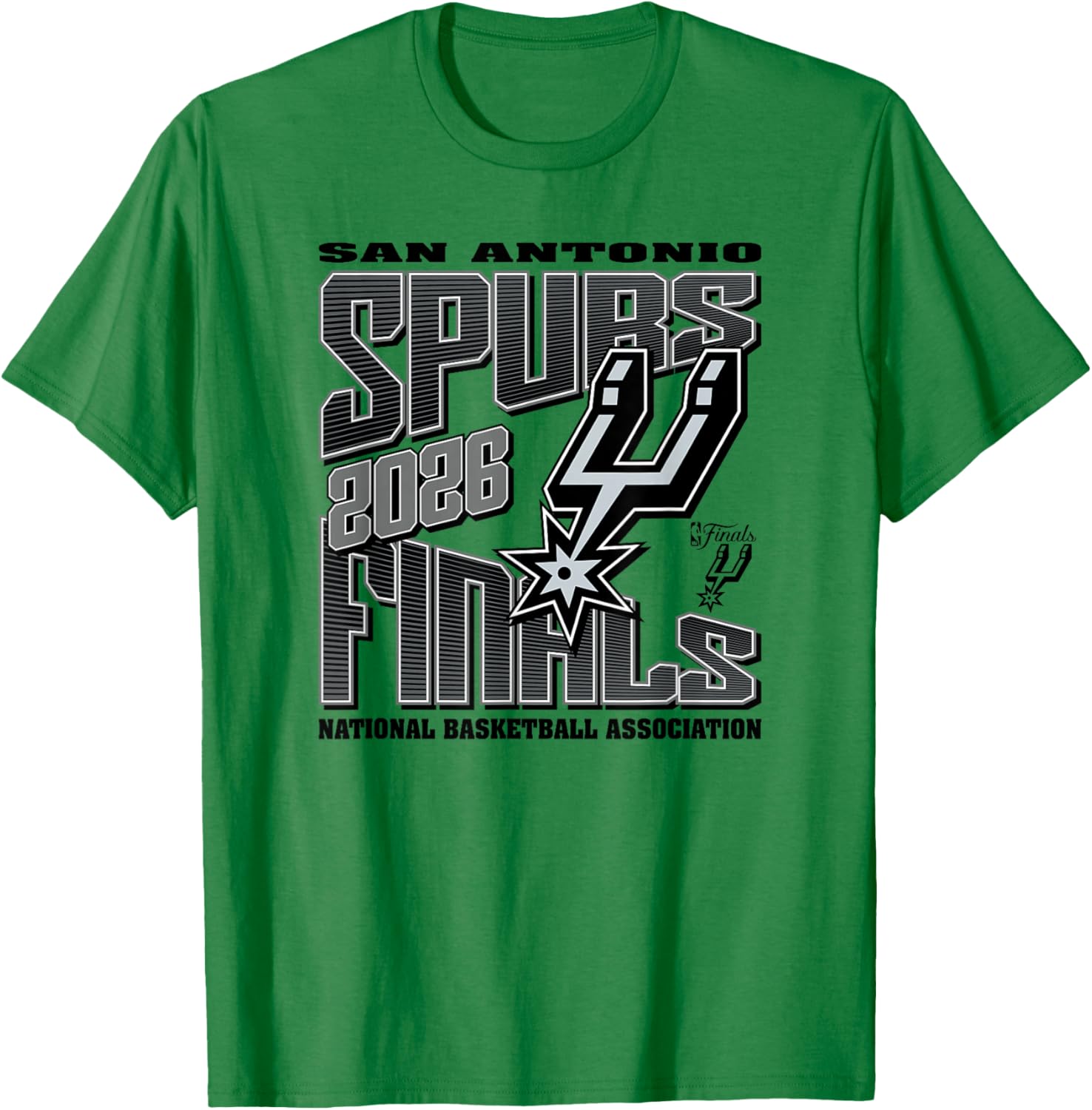 NBA 2026 Finals San Antonio Spurs Let's Go T-Shirt - T-Shirt | Irish Green