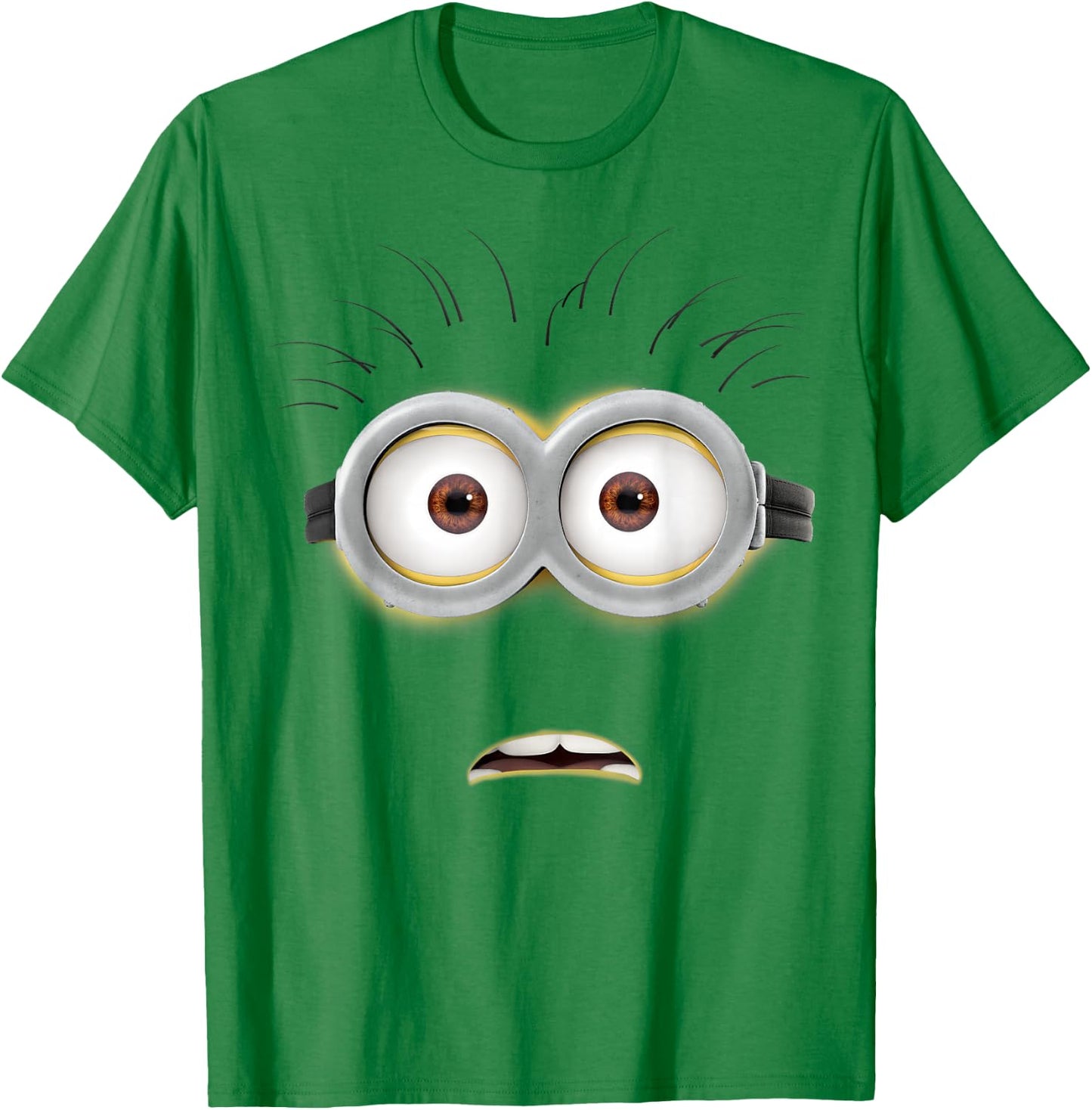 Despicable Me Minions Stunned Face Costume T-Shirt - T-Shirt | Irish Green