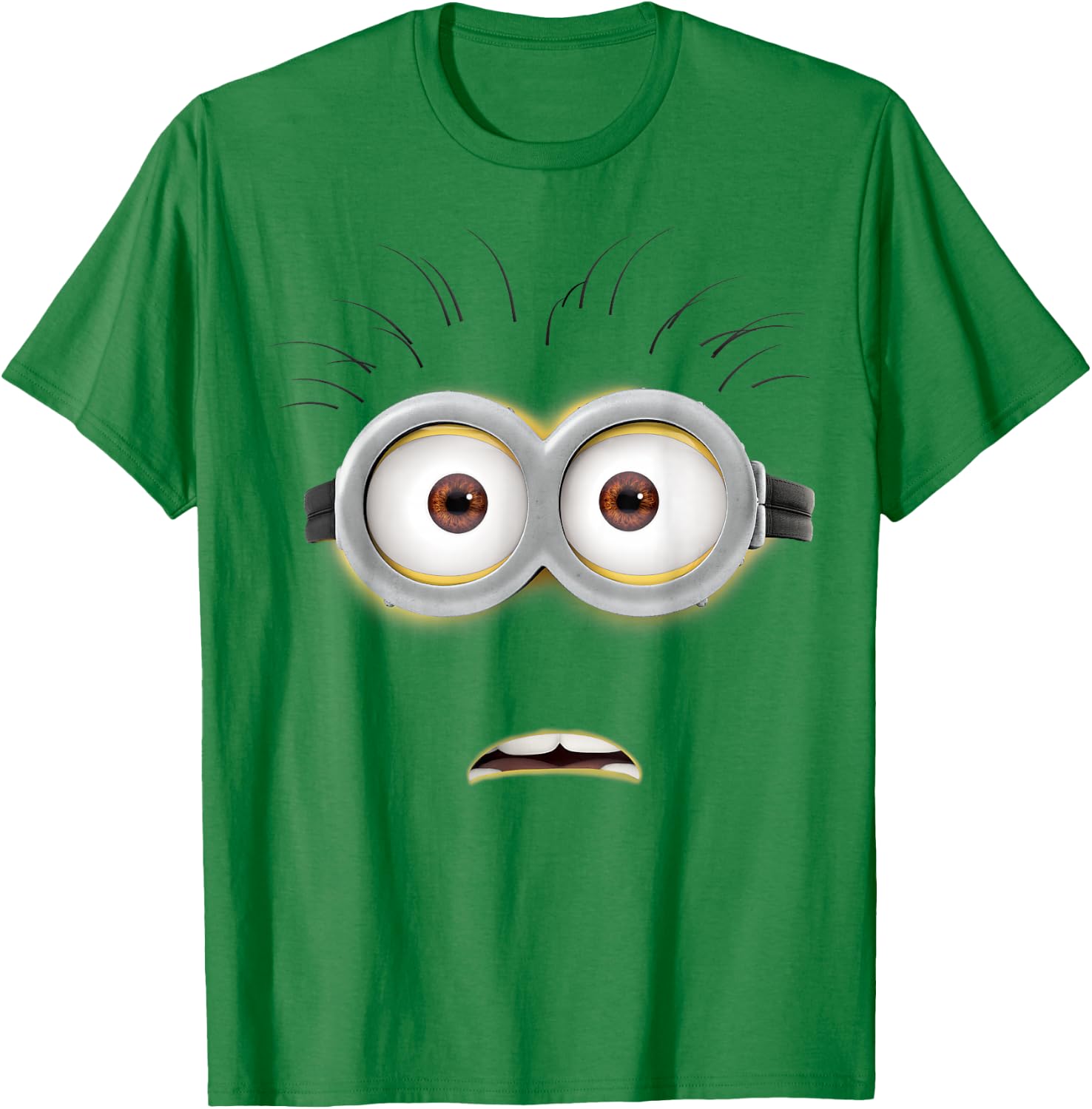 Despicable Me Minions Stunned Face Costume T-Shirt - T-Shirt | Irish Green