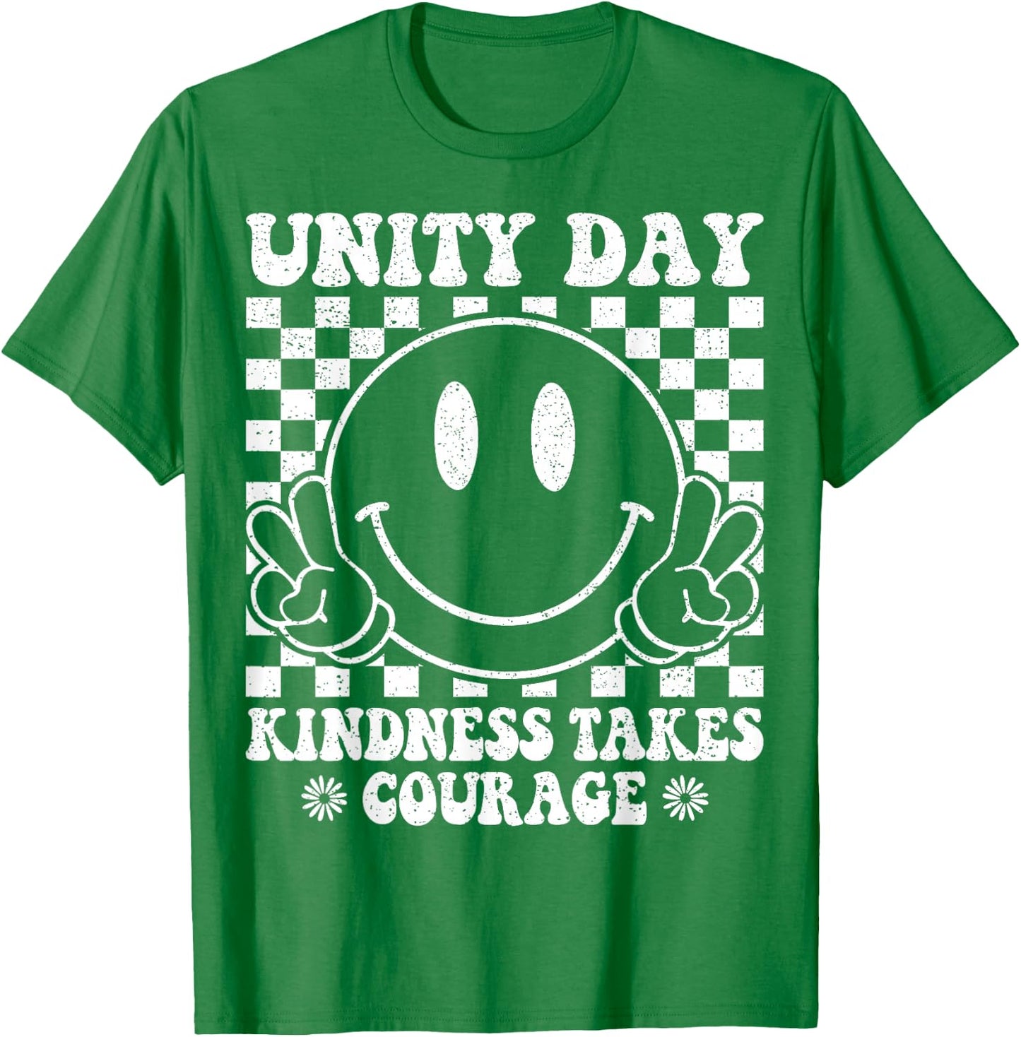 Orange Unity Day Anti Bullying Kindness Takes Courage T-Shirt - T-Shirt | Irish Green