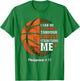 I Can Do All Things Through Christ Basketball T-Shirt - T-Shirt | Irish Green