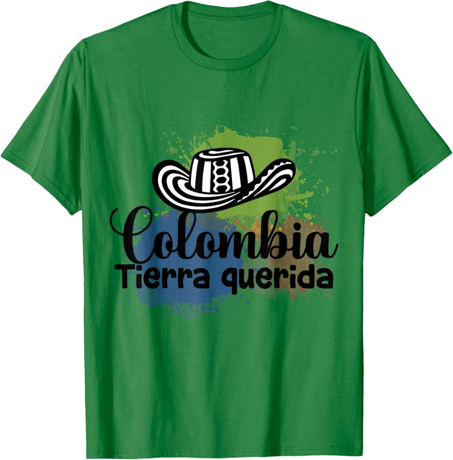 Colombia Pride & Slang of Real Colombians T-Shirt - T-Shirt | Irish Green