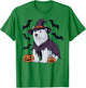 Polar Bear Halloween Costume Scary Pumpkin Bat Witch T-Shirt - T-Shirt | Irish Green