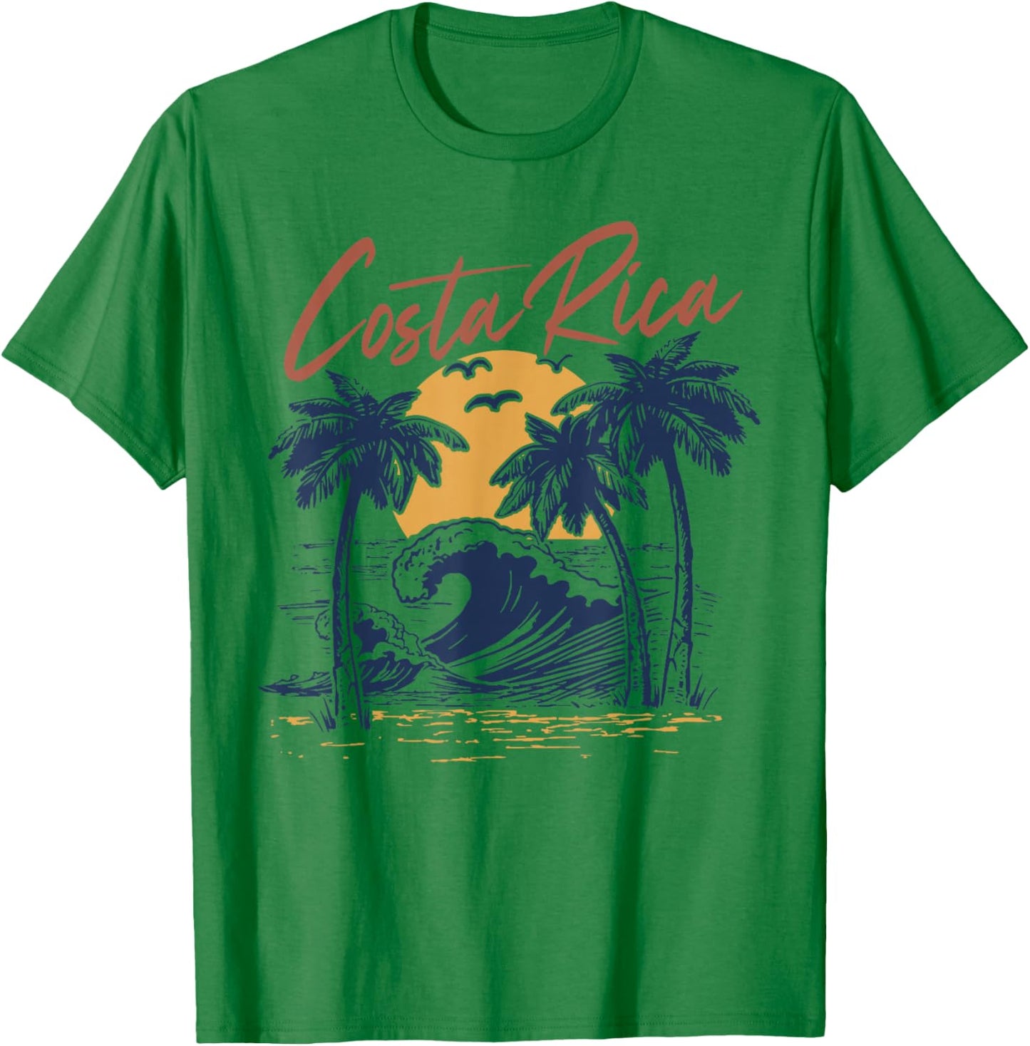 Costa Rica Tropical T-Shirt - T-Shirt | Irish Green