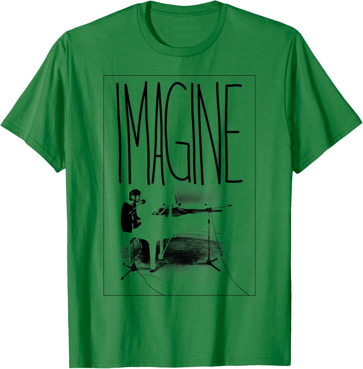John Lennon - Piano T-Shirt - T-Shirt | Irish Green