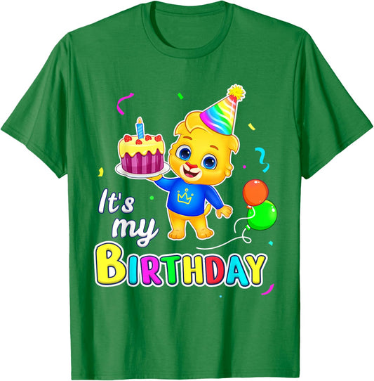 It’s My Birthday | Celebrate with Lucas | Happy Birthday Small T-Shirt - T-Shirt | Irish Green