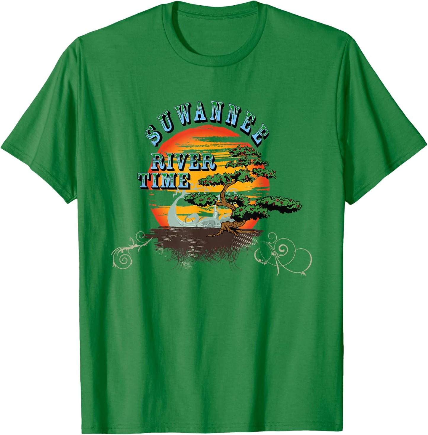 Suwannee River Time T-Shirt - T-Shirt | Irish Green