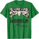 Wranglin Mama Retro Bull Skull Leopard Western Rodeo Country T-Shirt - T-Shirt | Irish Green