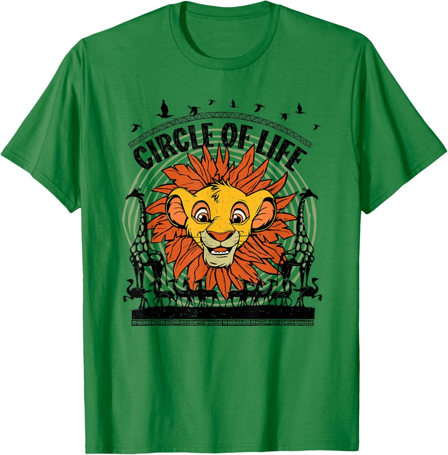 Disney The Lion King 30th Anniversary Simba Circle of Life T-Shirt - T-Shirt | Irish Green