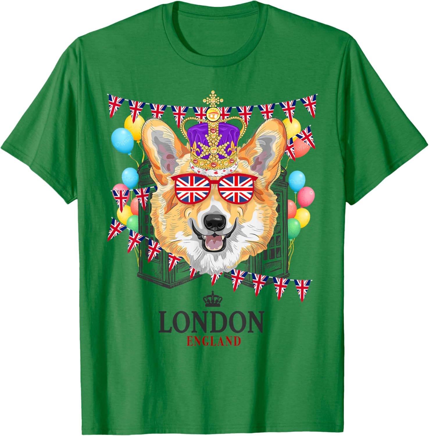 London Souvenirs Idea For Kids & English British Memorabilia T-Shirt - T-Shirt | Irish Green