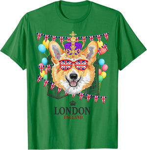 London Souvenirs Idea For Kids & English British Memorabilia T-Shirt - T-Shirt | Irish Green