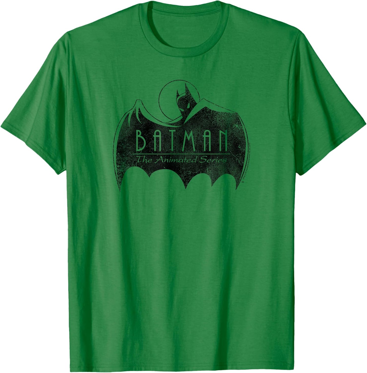 Batman: The Animated Series One Color Logo T-Shirt - T-Shirt | Irish Green