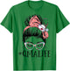 Qualified Medication Aide Funny QMA Life Messy Bun Nurse T-Shirt - T-Shirt | Irish Green