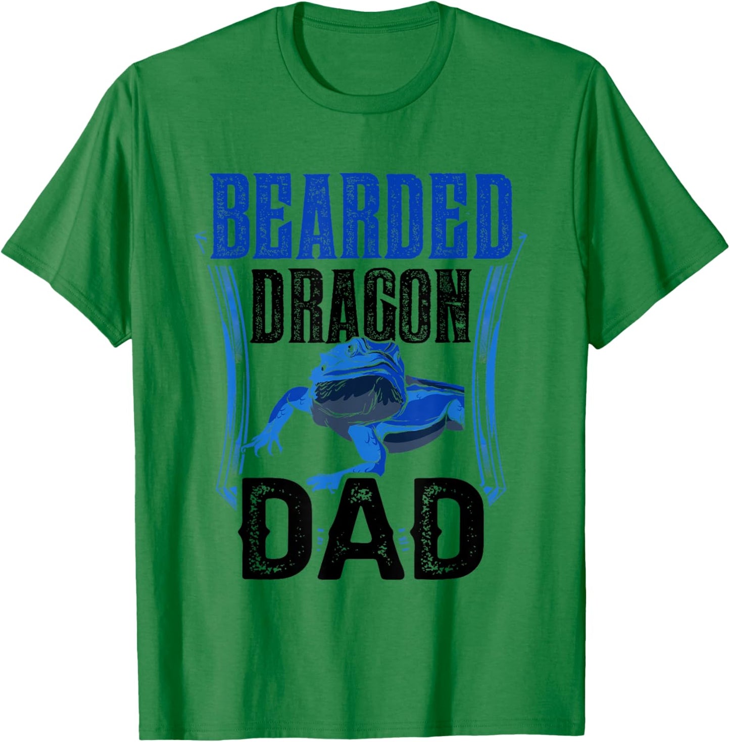 Bearded Dragon Dad Lover Animal Pet Reptile Father Daddy T-Shirt - T-Shirt | Irish Green