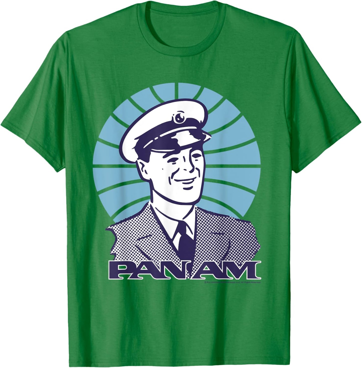 Pan Am Pilot Smile T-Shirt - T-Shirt | Irish Green
